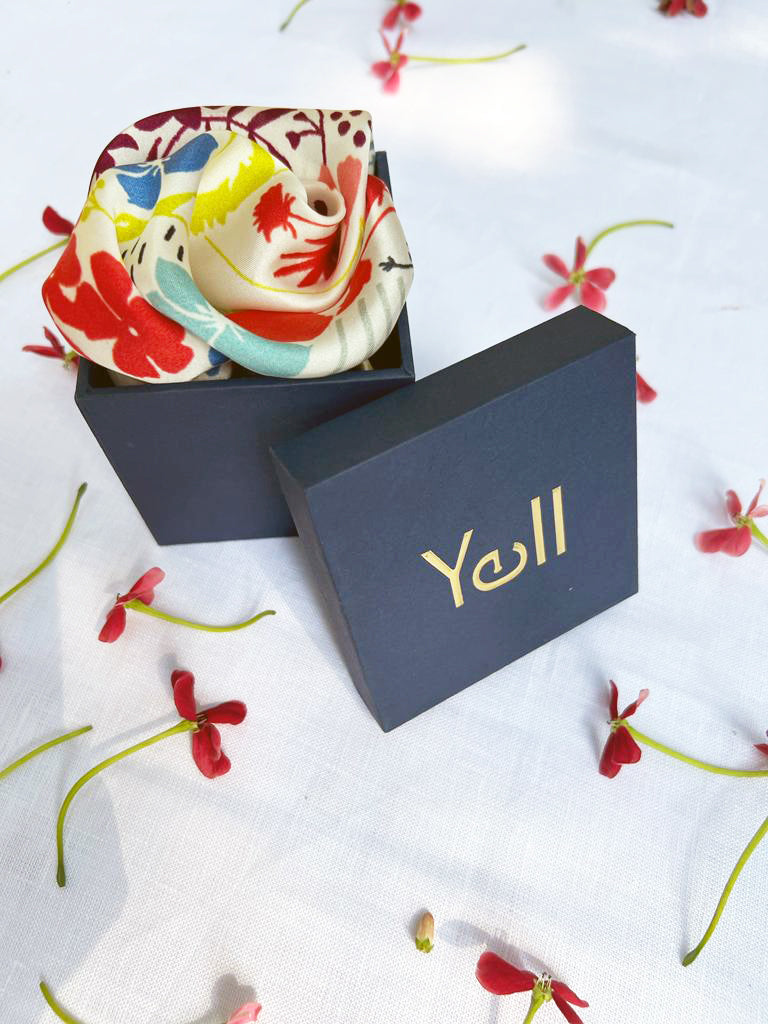 The Jungle Blues Pocket Square