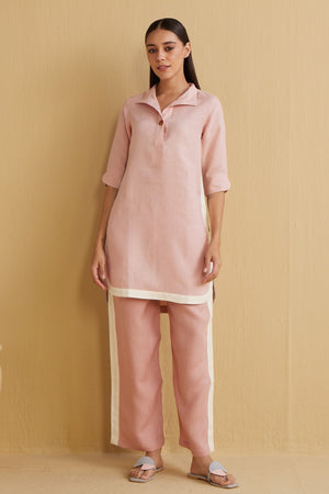 The Versa Co-ord (Upper) - Peach