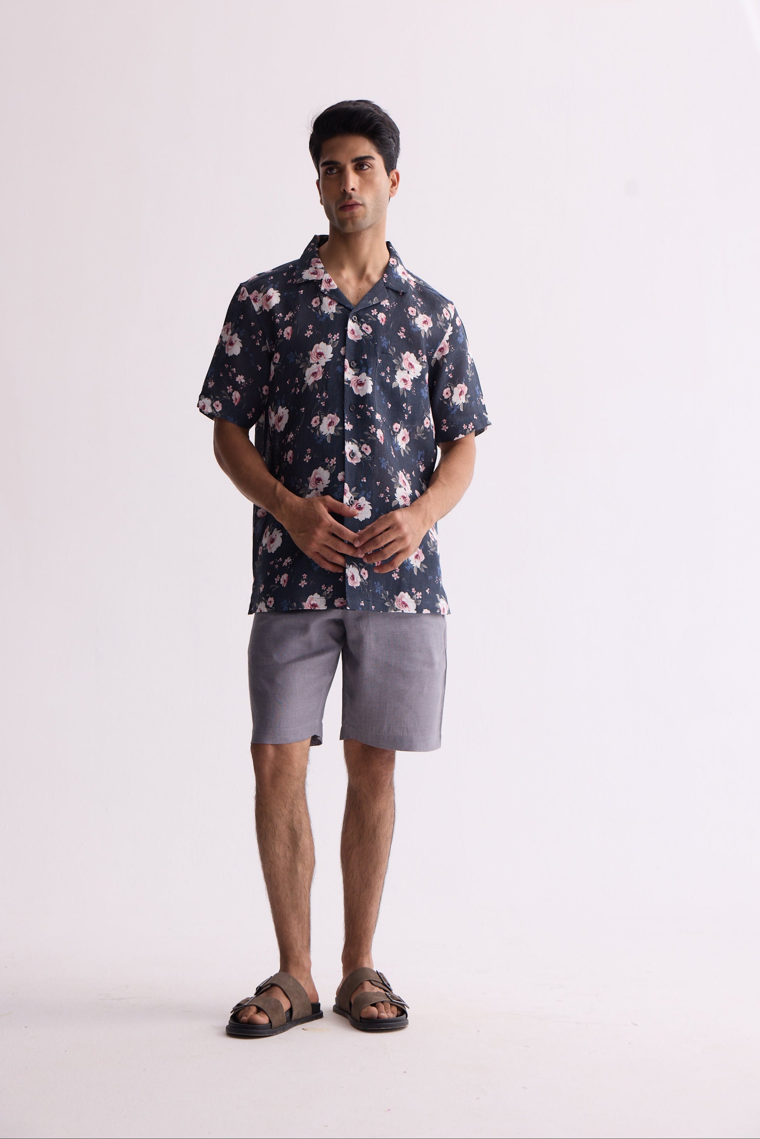 The Neeran Pink Flower Shirt