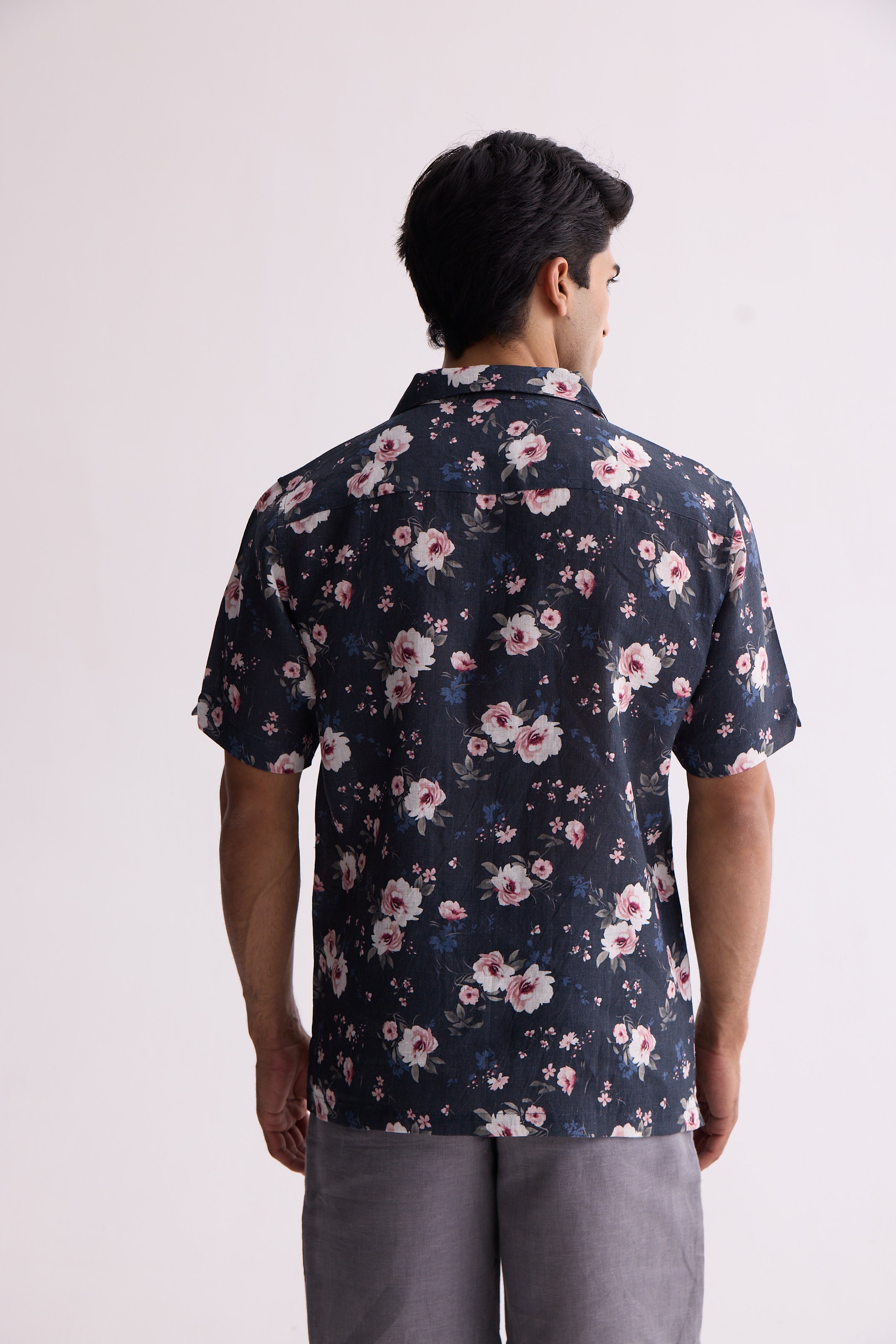 The Neeran Pink Flower Shirt