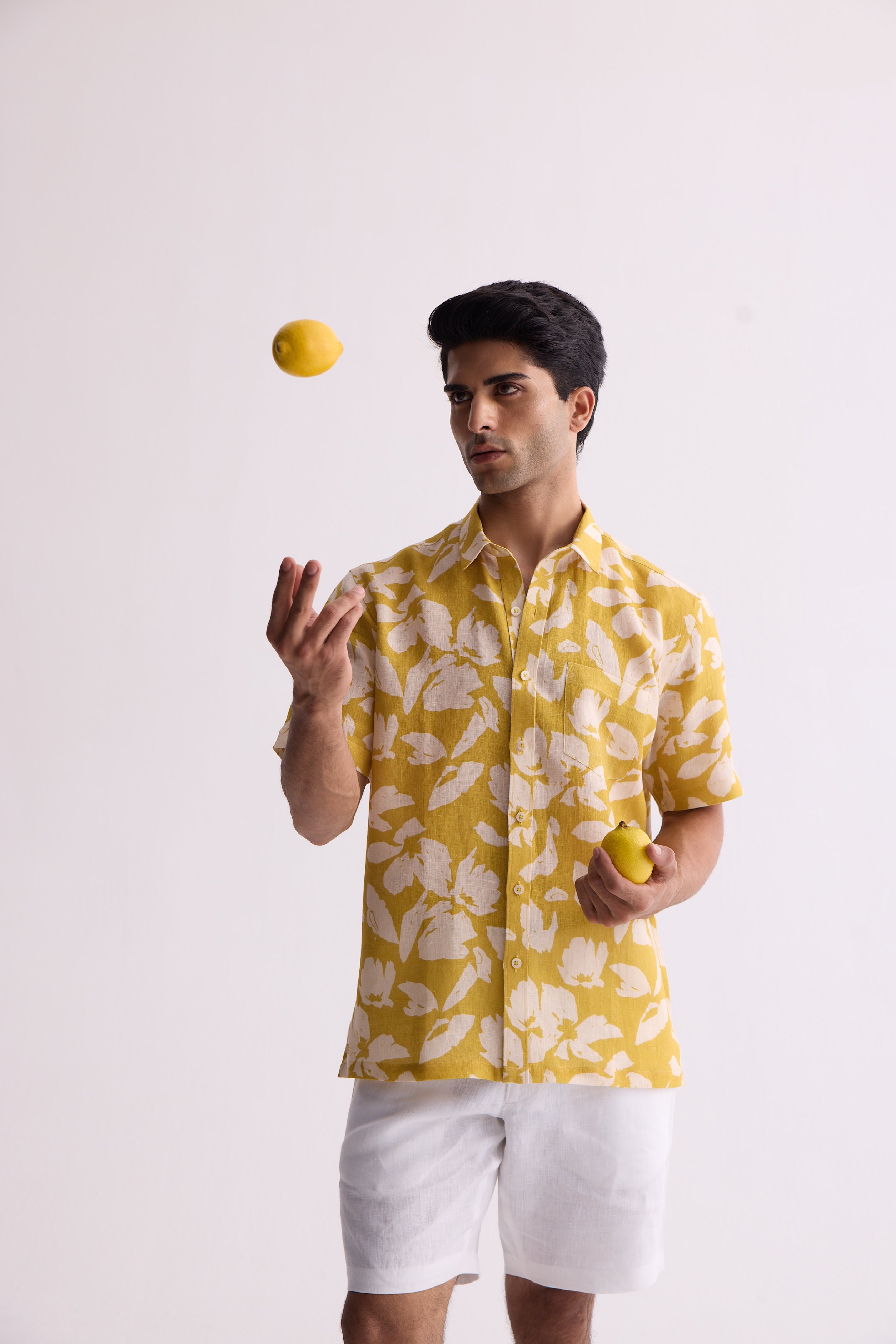 The Saaval Shirt Yellow Flower