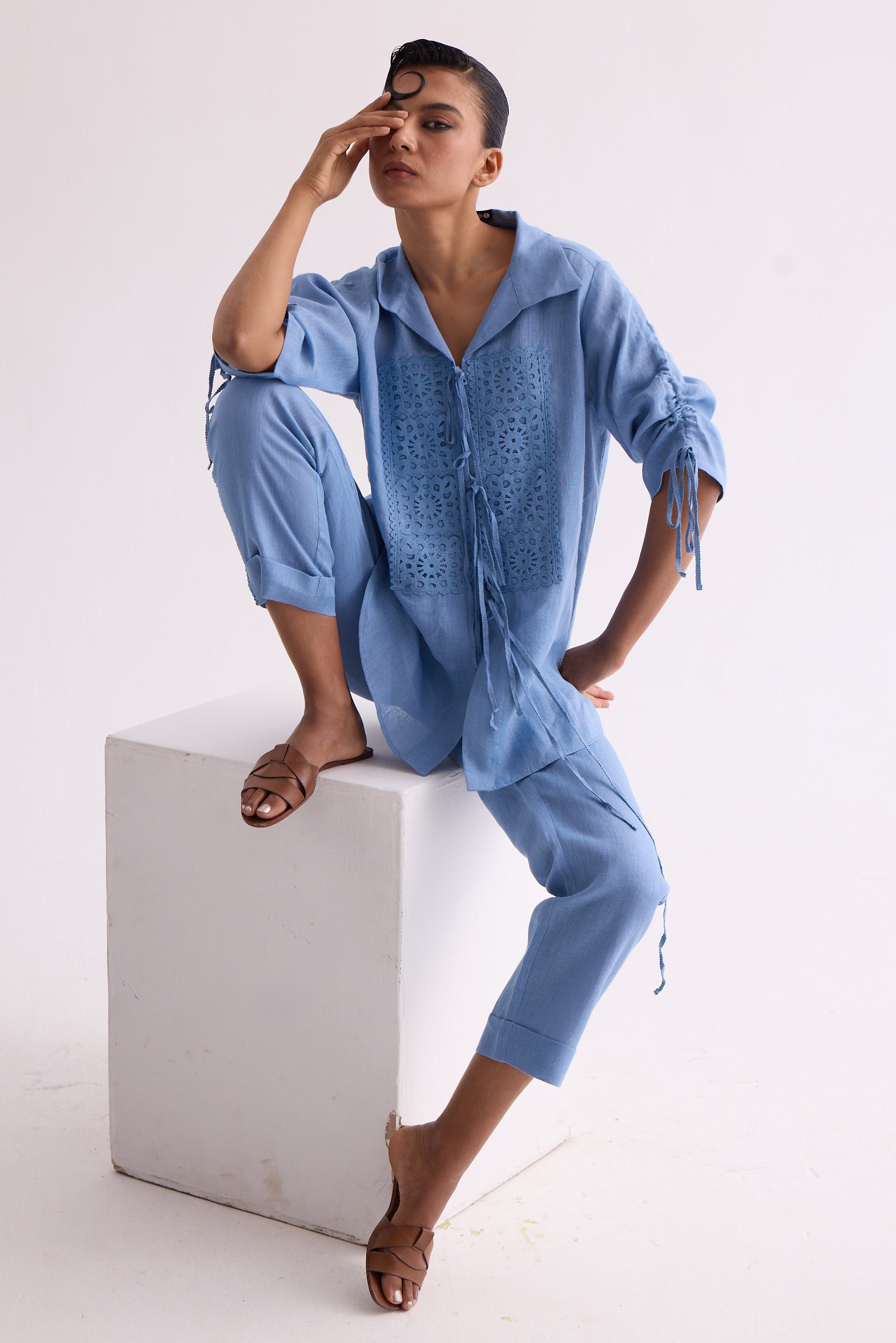 The Tahlia Keseriya Linen Trousers