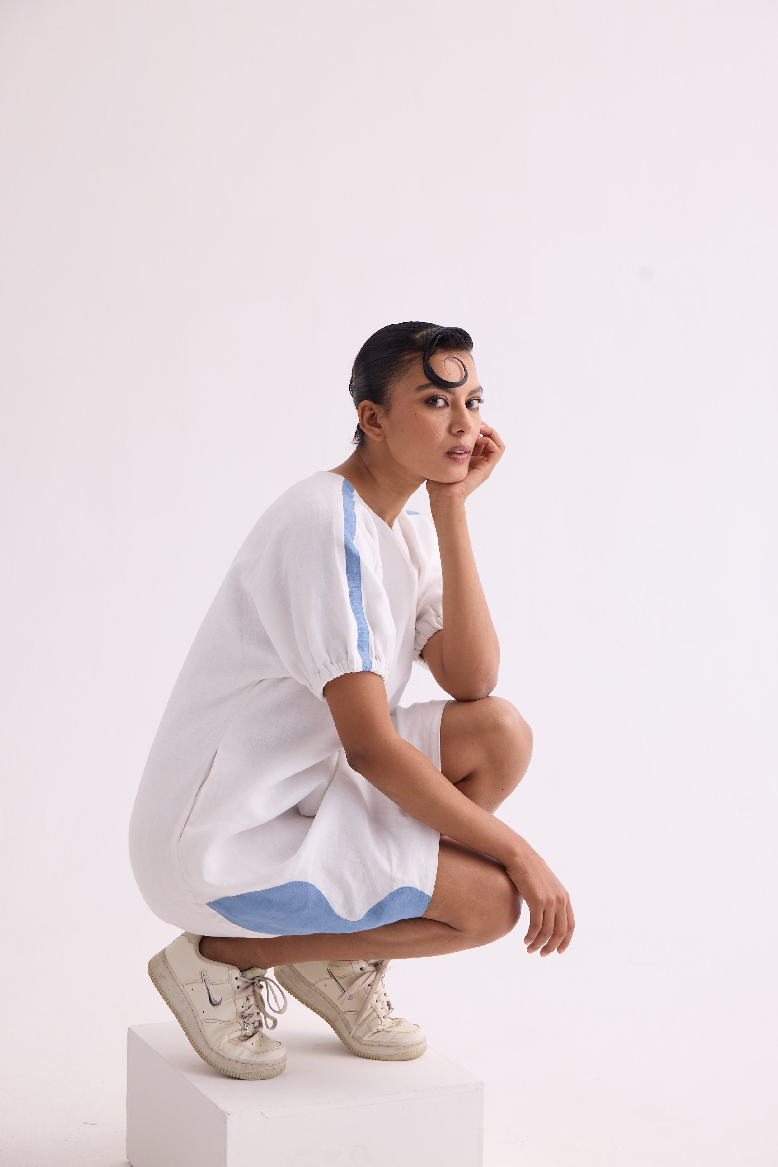 The Tarang Dress - White