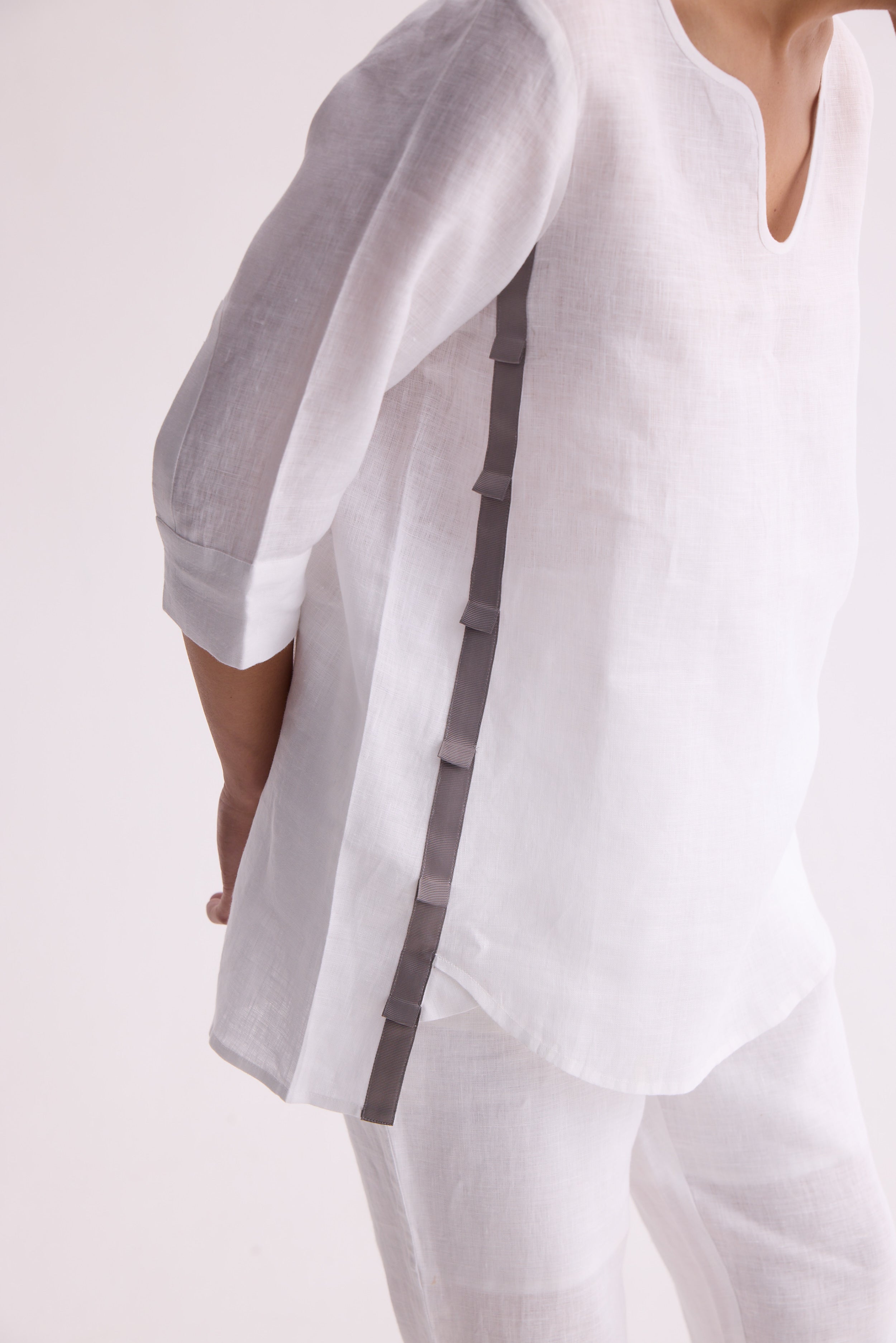The Taal Kurta Set - White