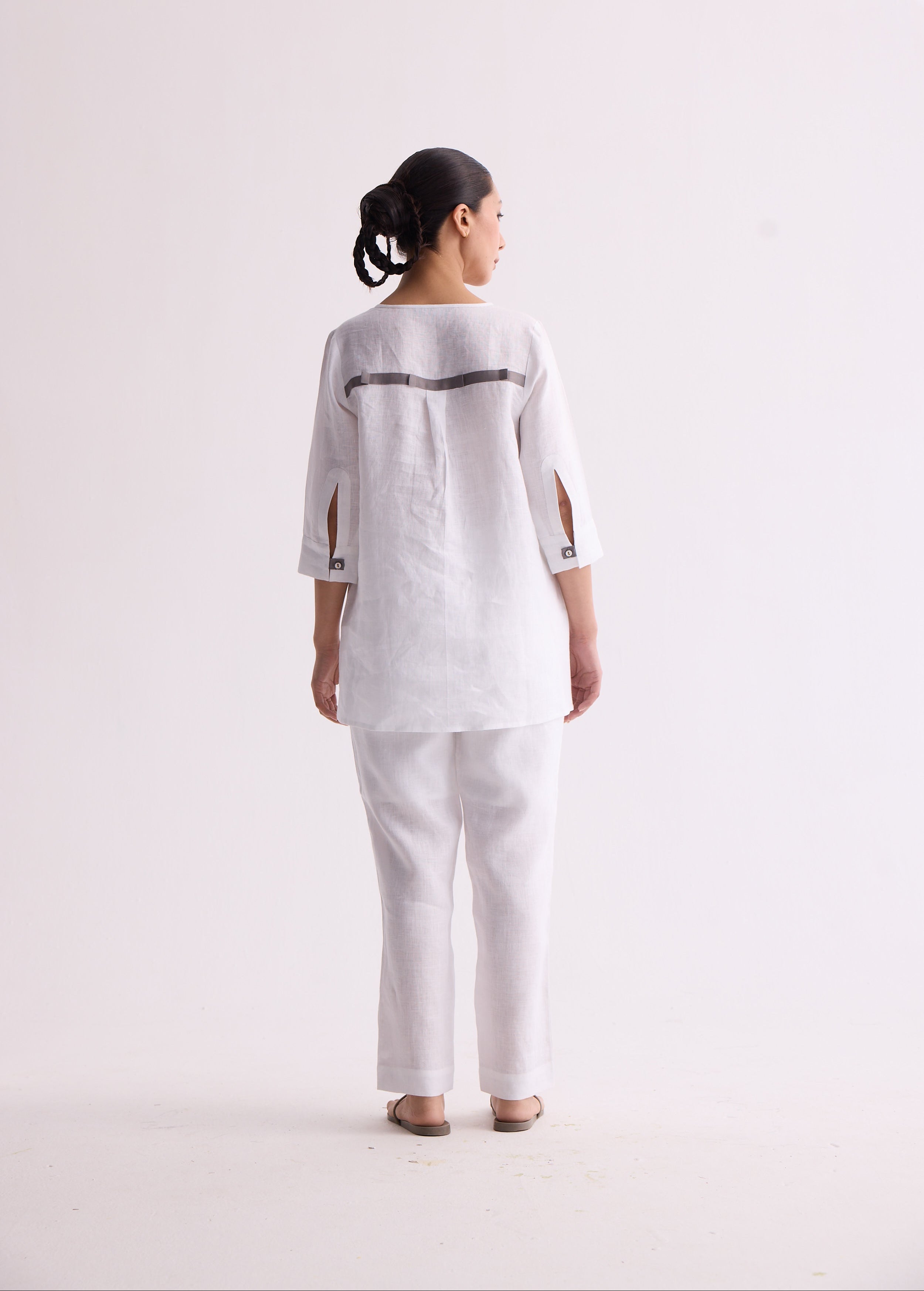 The Taal Kurta Set - White