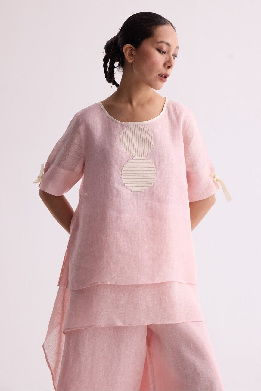 The Jhankaar Pink Cape Set