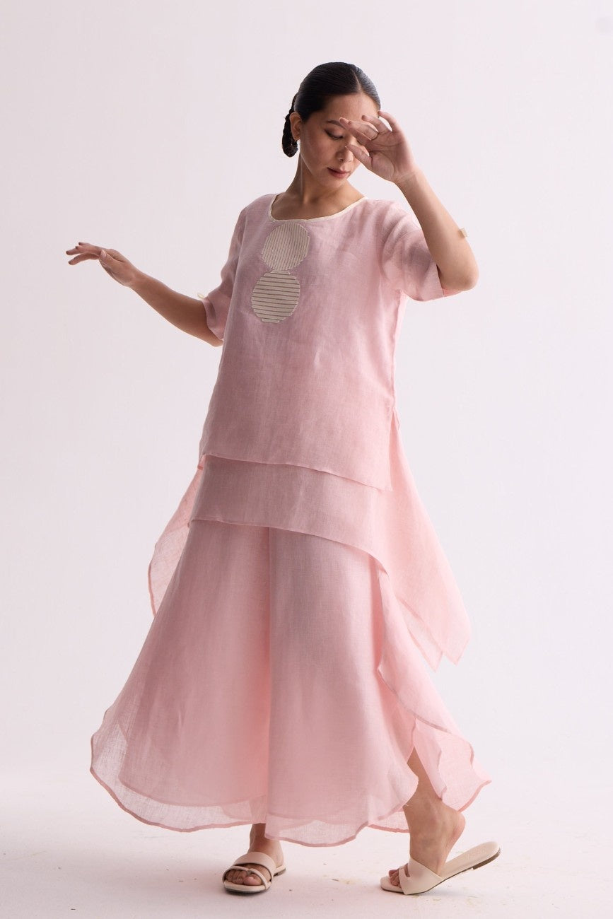 The Jhankaar Pink Cape Set