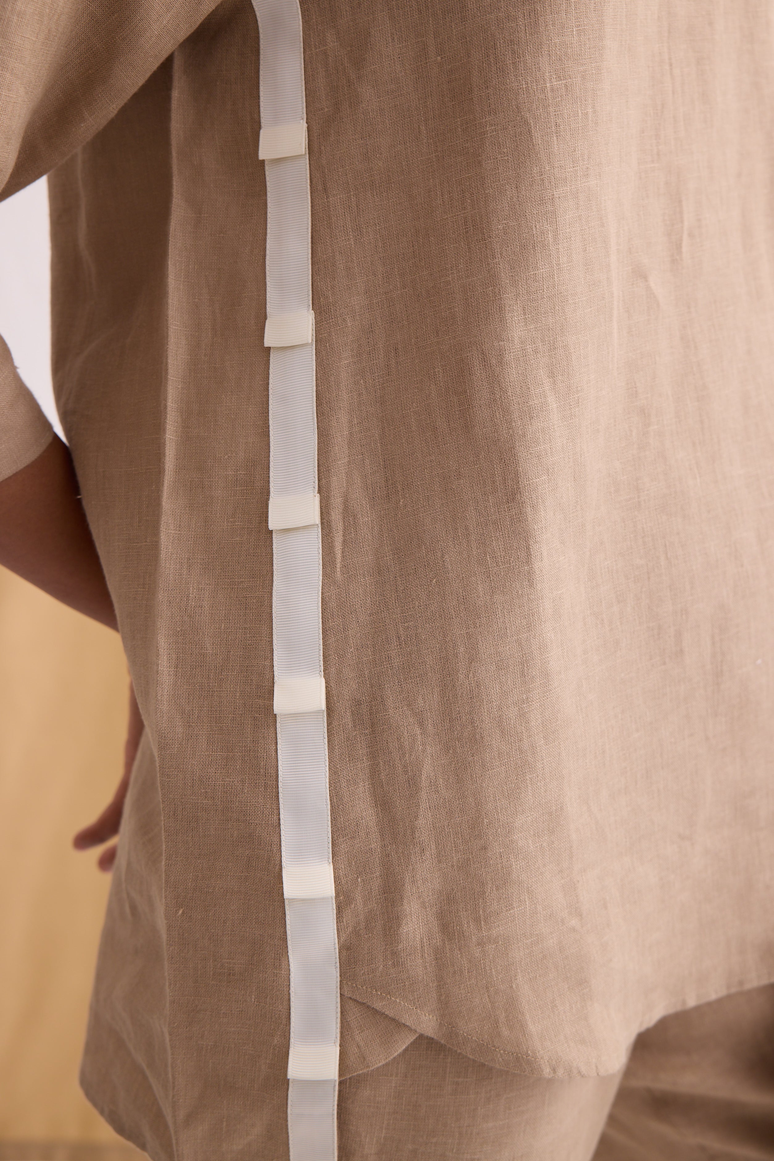 The Taal Kurta Set - Sand