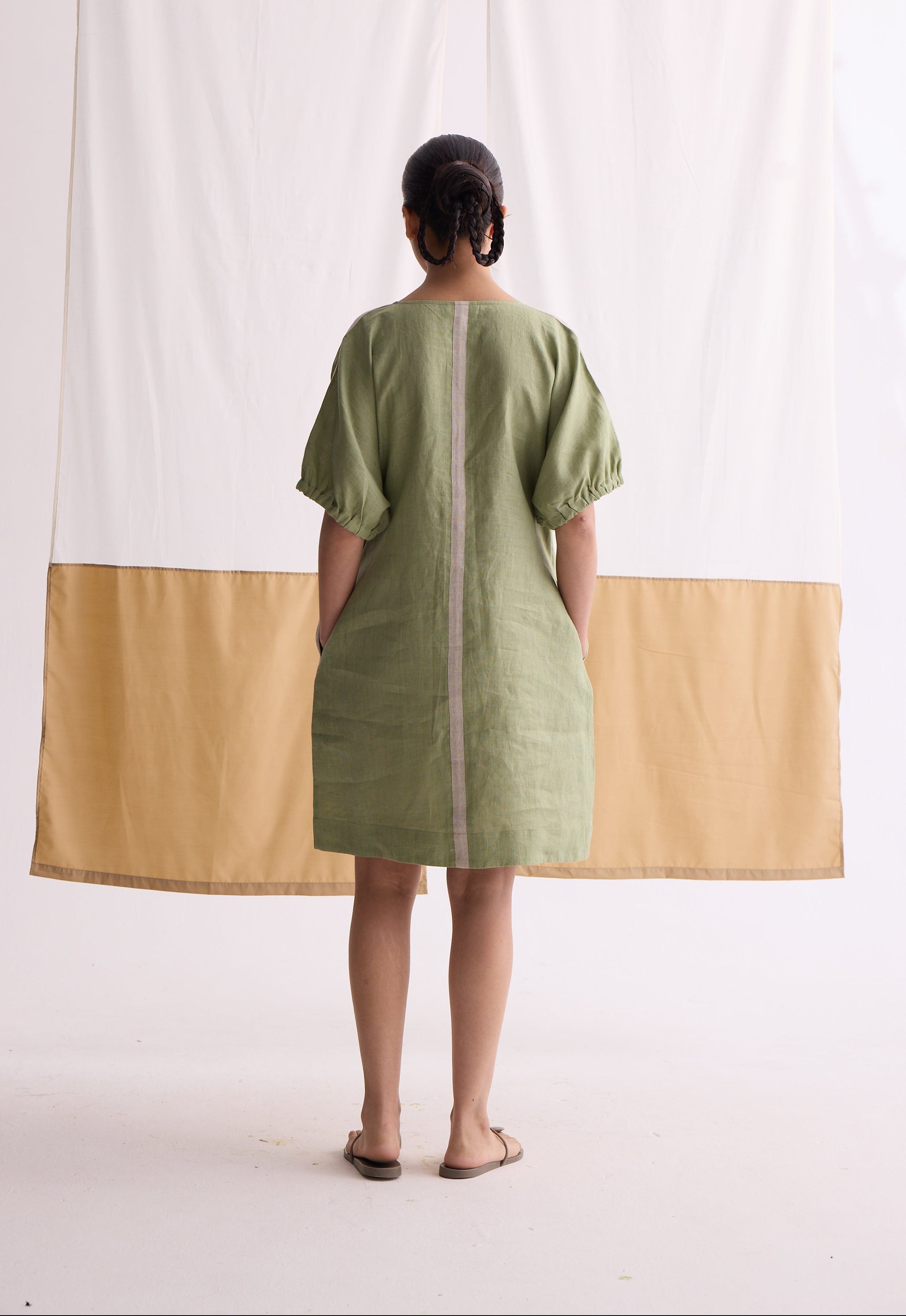 The Tarang Dress -Mint Green