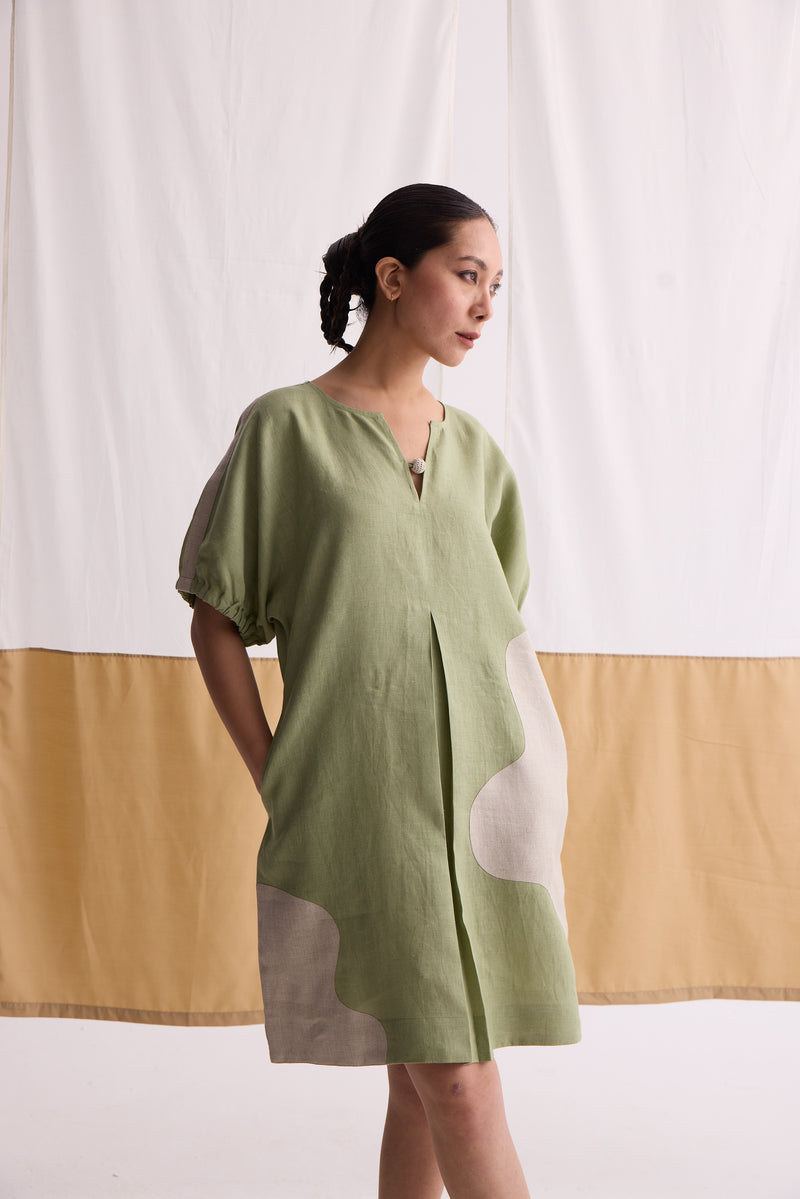 The Tarang Dress -Mint Green