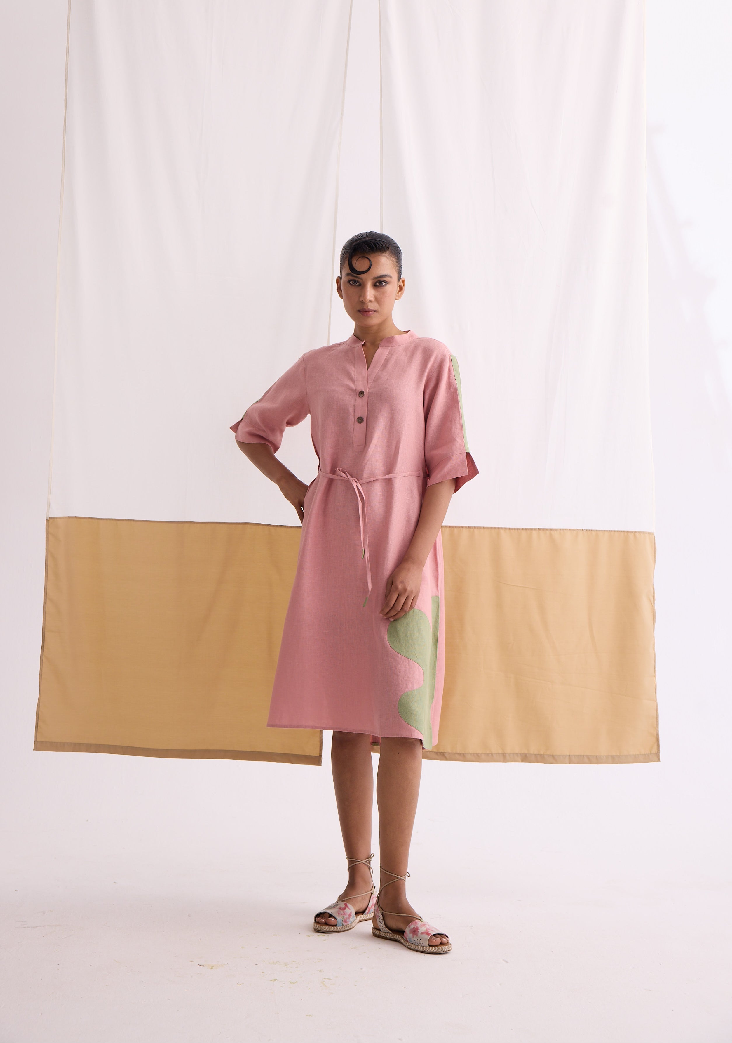 The Leher Dress - Coral