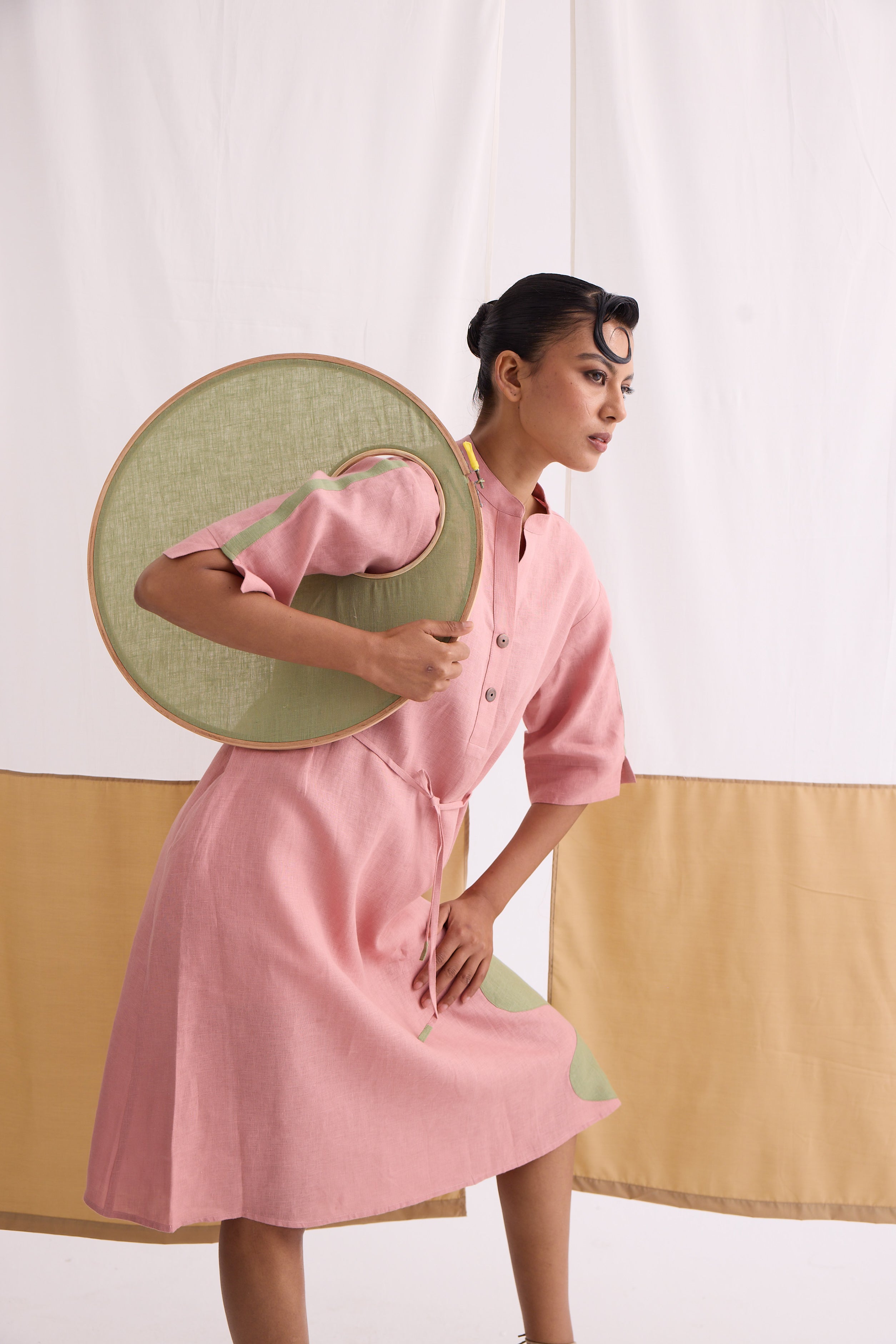 The Leher Dress - Coral