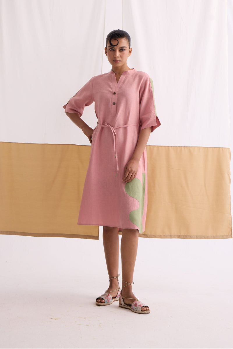 The Leher Dress - Coral