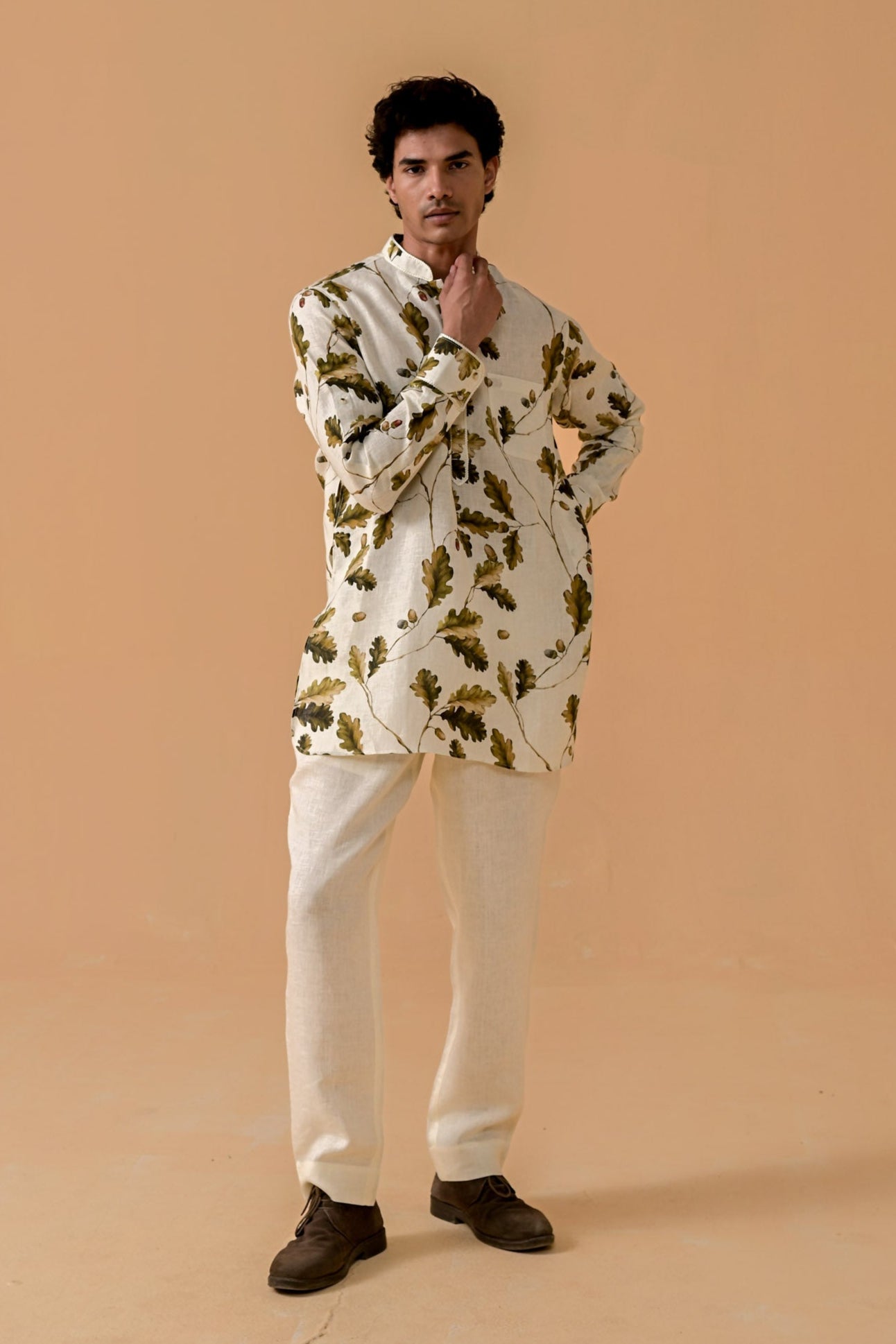 Sultani Swag Kurta - Autumn Print
