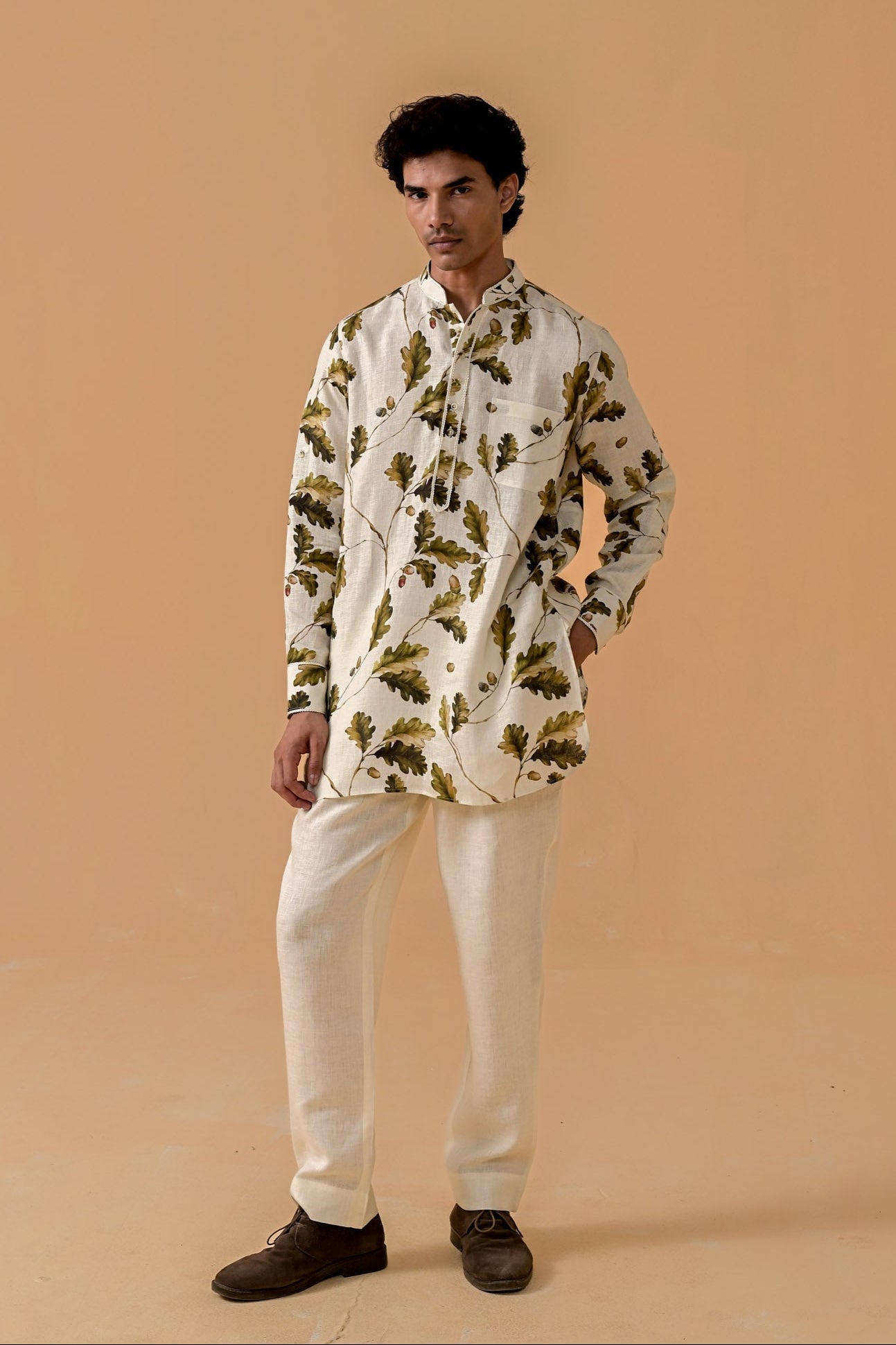 Sultani Swag Kurta - Autumn Print