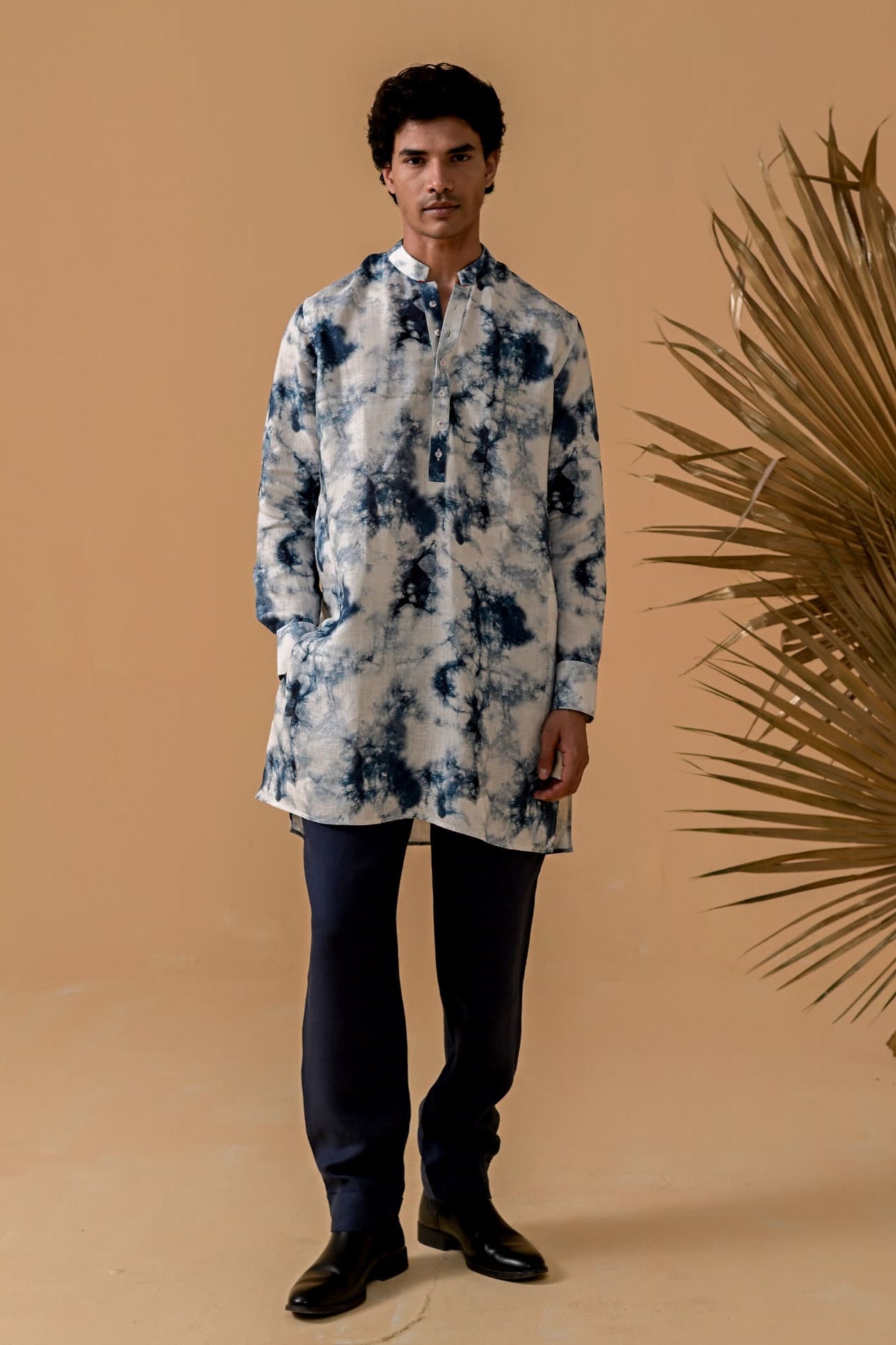 Rangeela Vibes Kurta - Big Blue Shibori