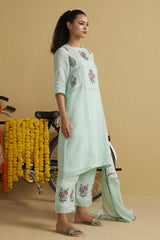 The Mariposa Kurta Set (Upper & Bottom) - Yell With Us