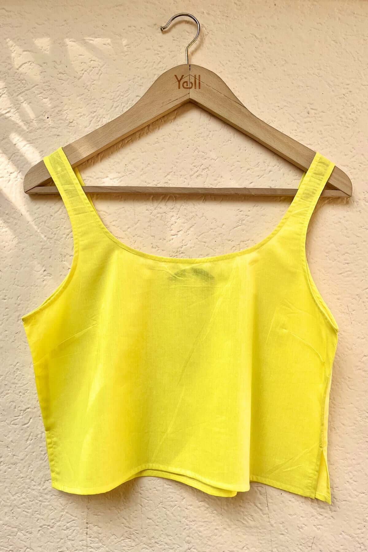Spaghetti top - Yellow