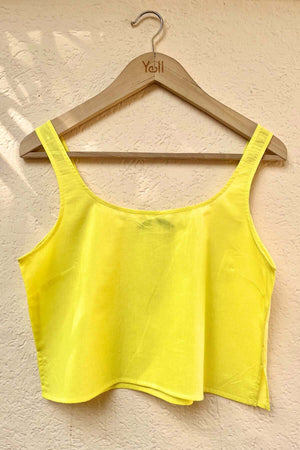Spaghetti top - Yellow