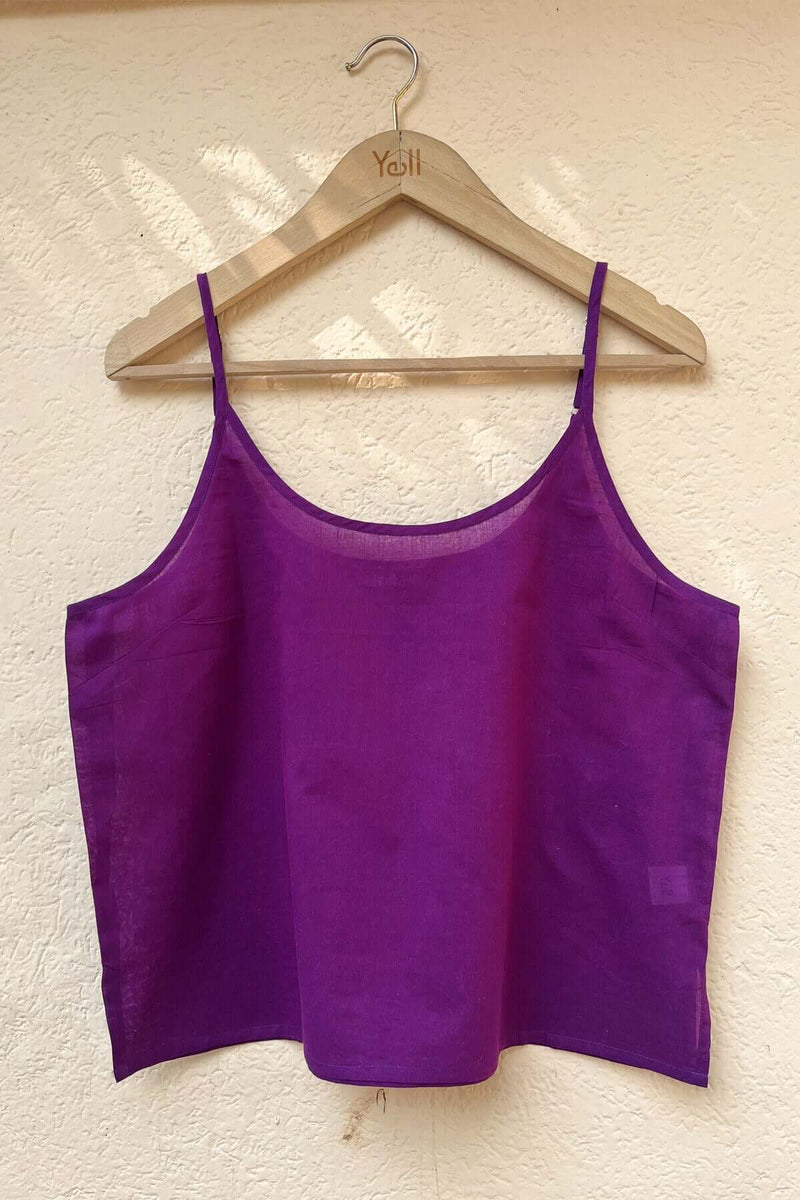 Purple Spaghetti Inner Top Soft and Comfortable Womens Wear