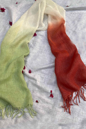The Gudgudi Orange Ombre Scarf