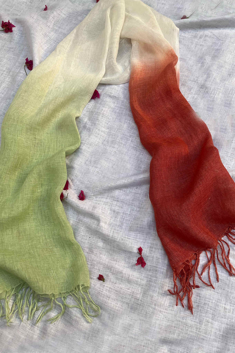 The Gudgudi Orange Ombre Scarf