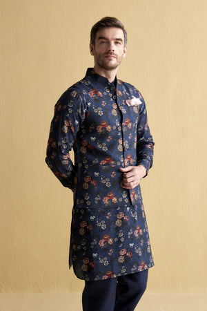 The Shahan Coat - Hues of Blue