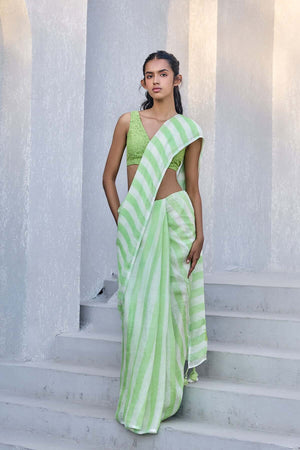 The Mastani Saree - Fresh Mint