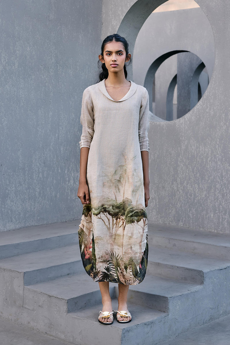The Clementine Parinda Linen Dress
