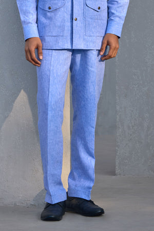 The Connery Trousers - Light Blue