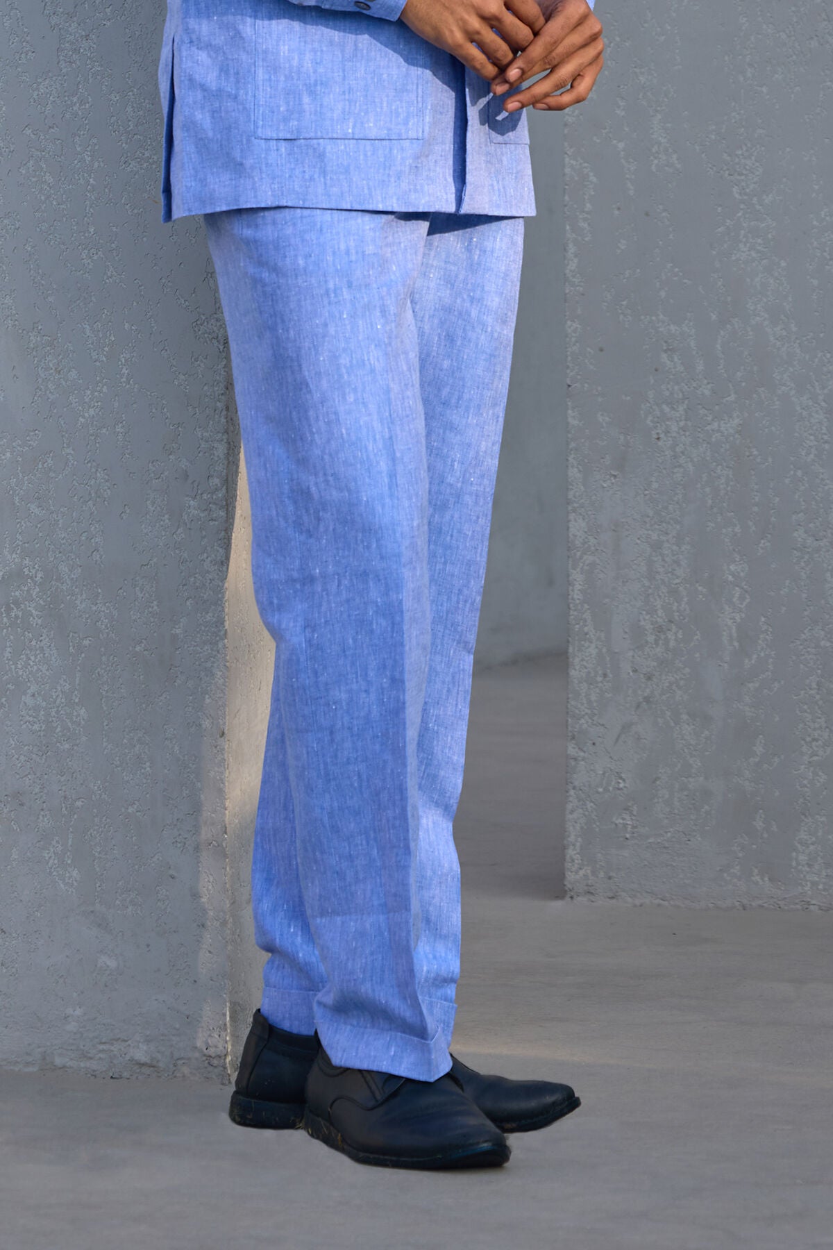 The Connery Trousers - Light Blue