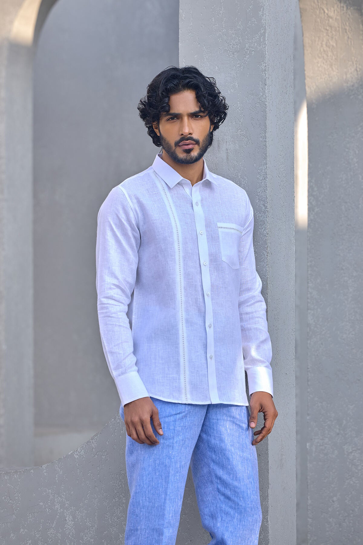 The Raahi Shirt - Dahlia Desire