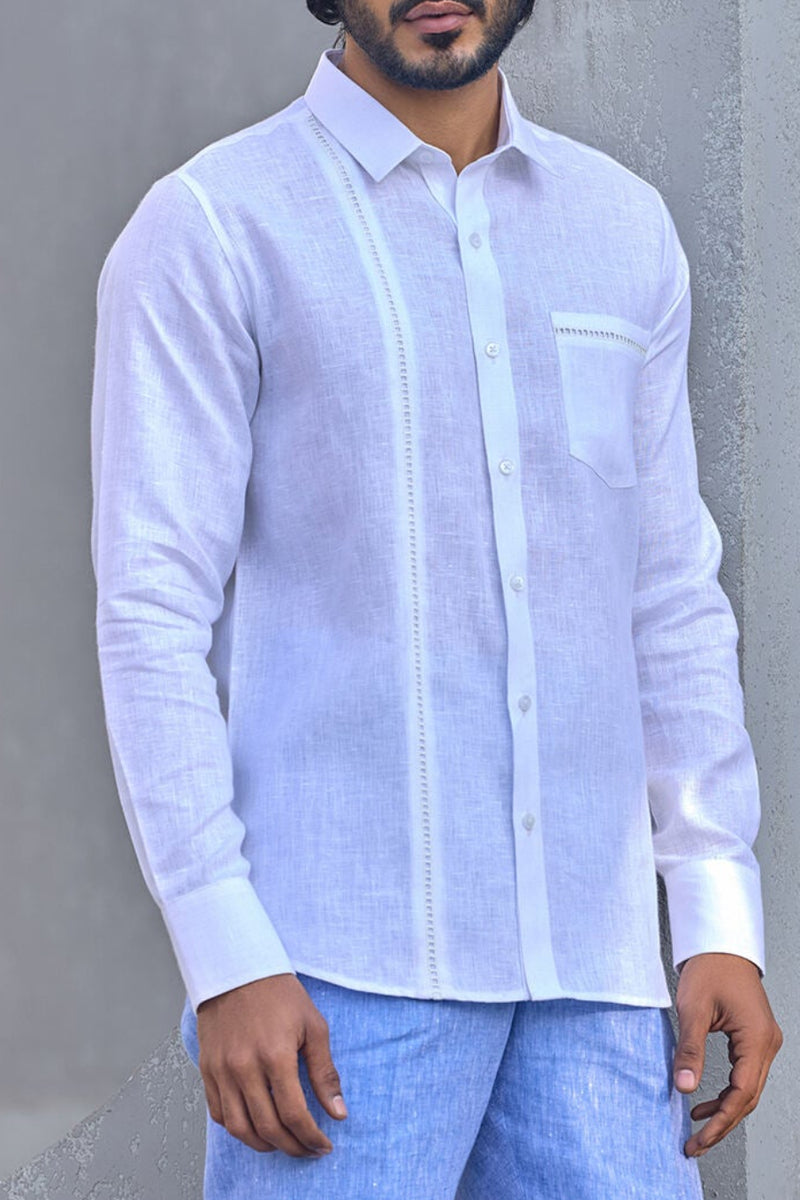The Raahi Dahlia Desire Linen Shirt