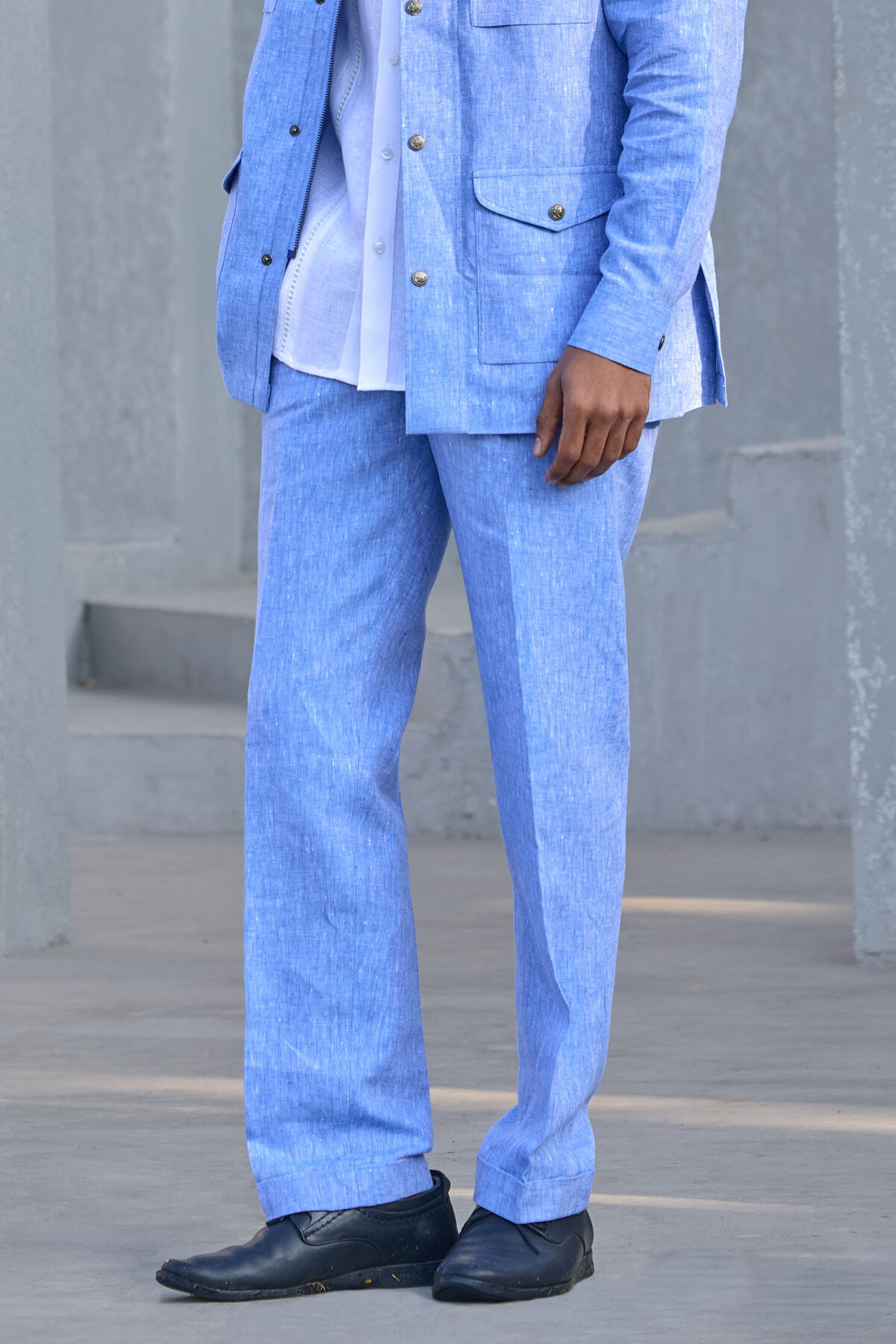 The Connery Trousers - Light Blue