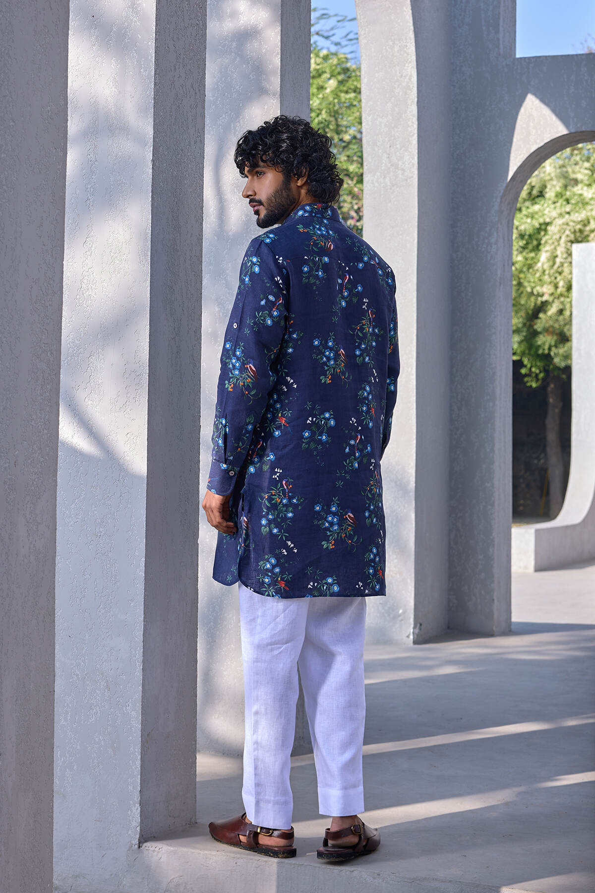 The Irshaad Kurta - Kingfisher