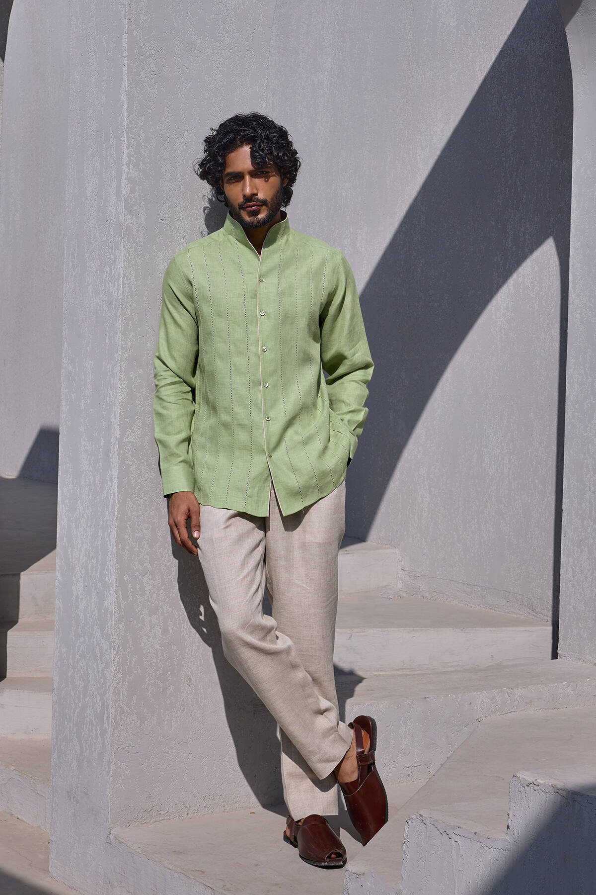 The Shayar Shirt - Muted Mint