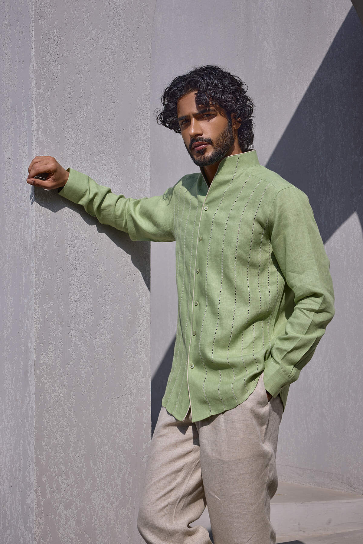The Shayar Shirt - Muted Mint