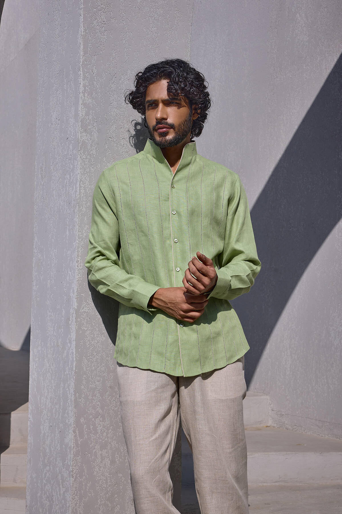 The Shayar Shirt - Muted Mint