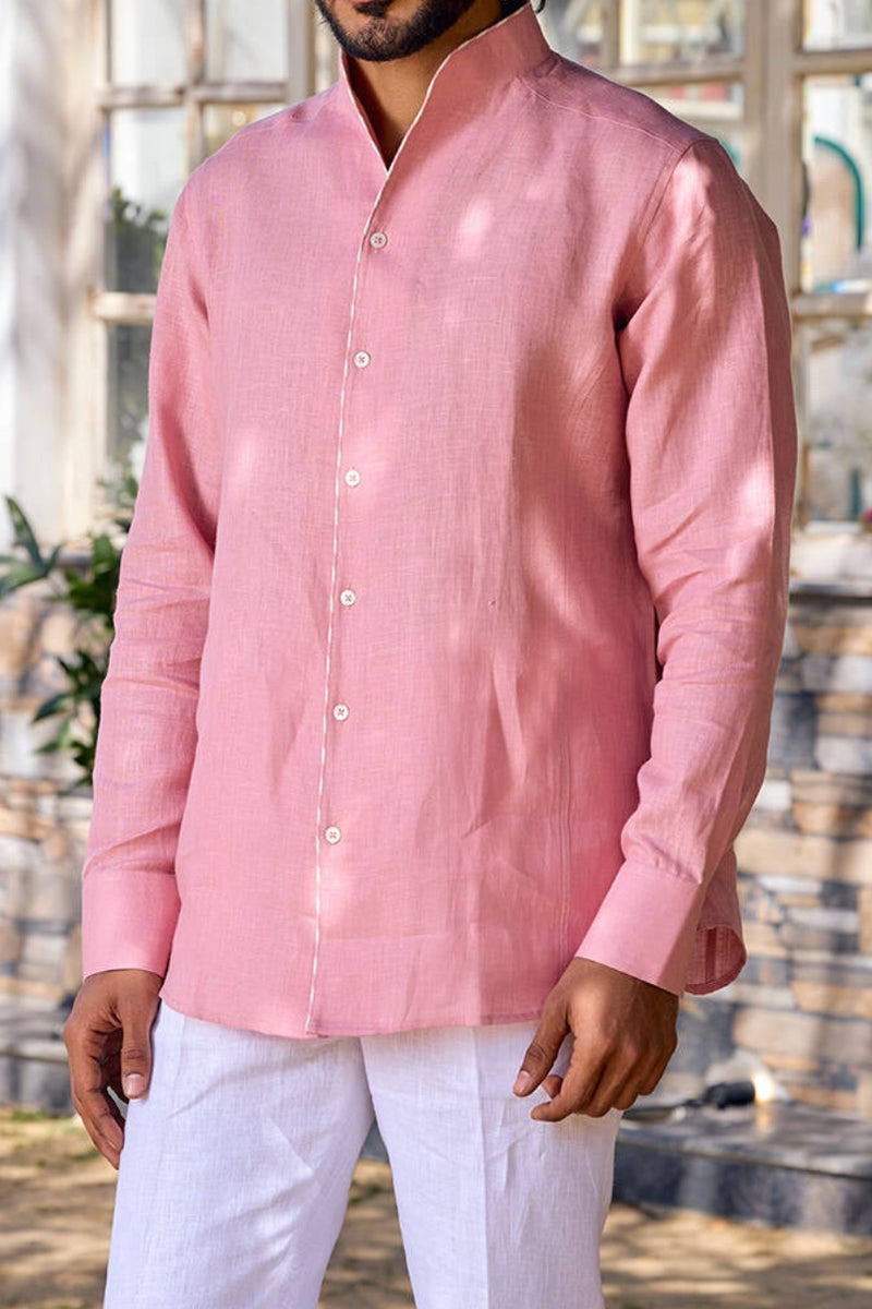 The Coral Corey Linen Shirt
