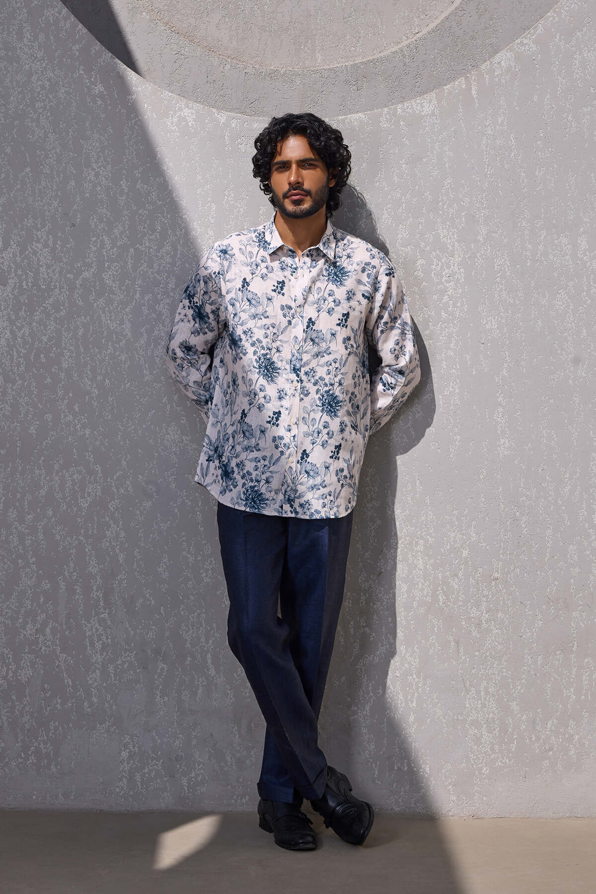 The Pryce Shirt - Blue Baroque
