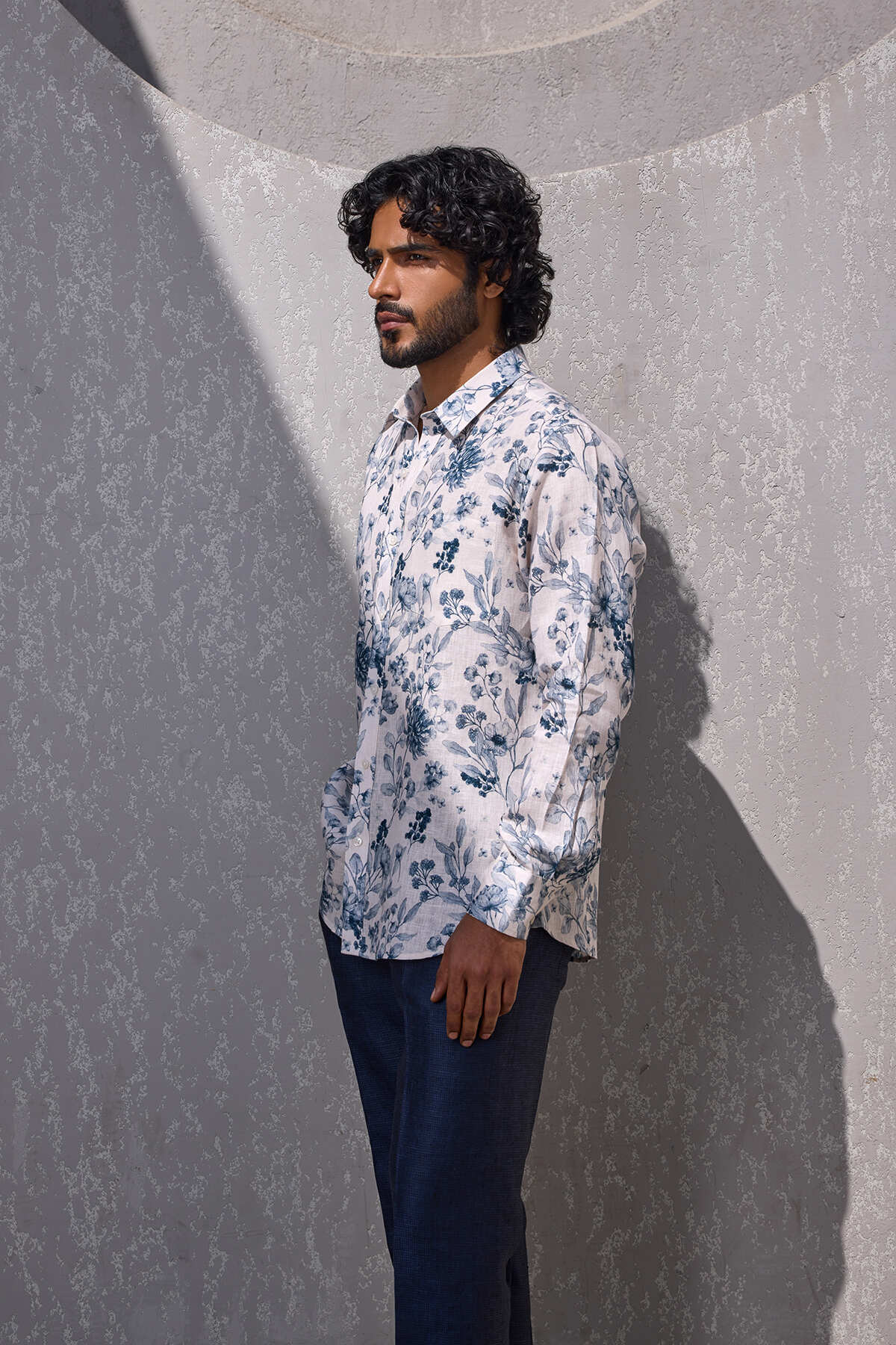 The Pryce Shirt - Blue Baroque