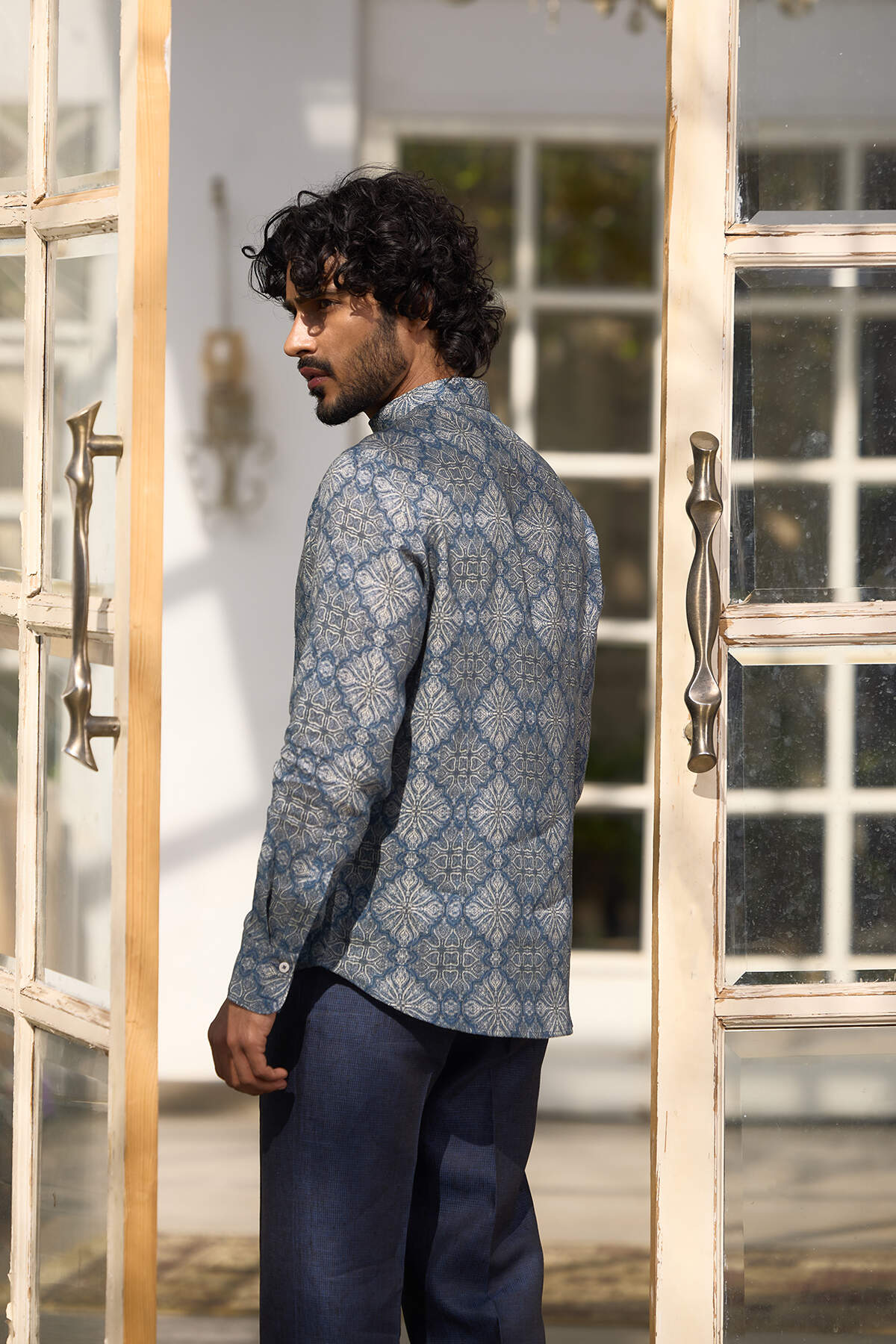 The Sheridan Shirt - Indigo Bagru