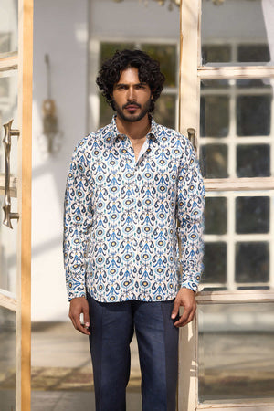 The Bayaan Ikat Adventure Linen Shirt