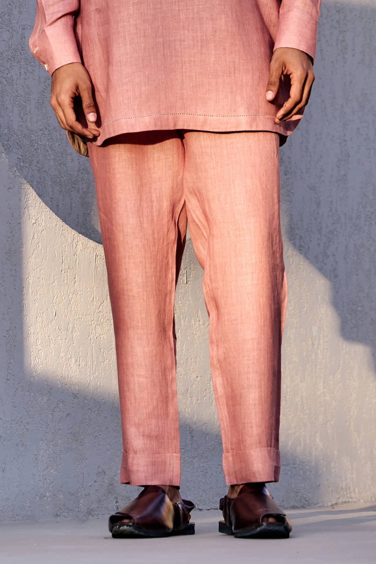 The Fursat Pajama - Heritage Pink