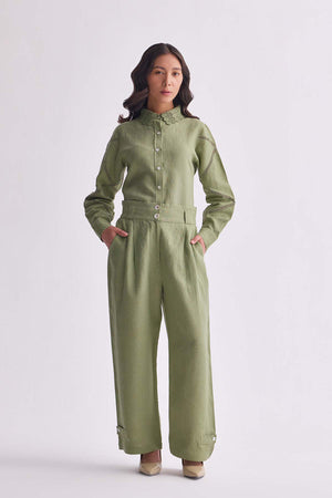 The Rishitha Trouser - Mint