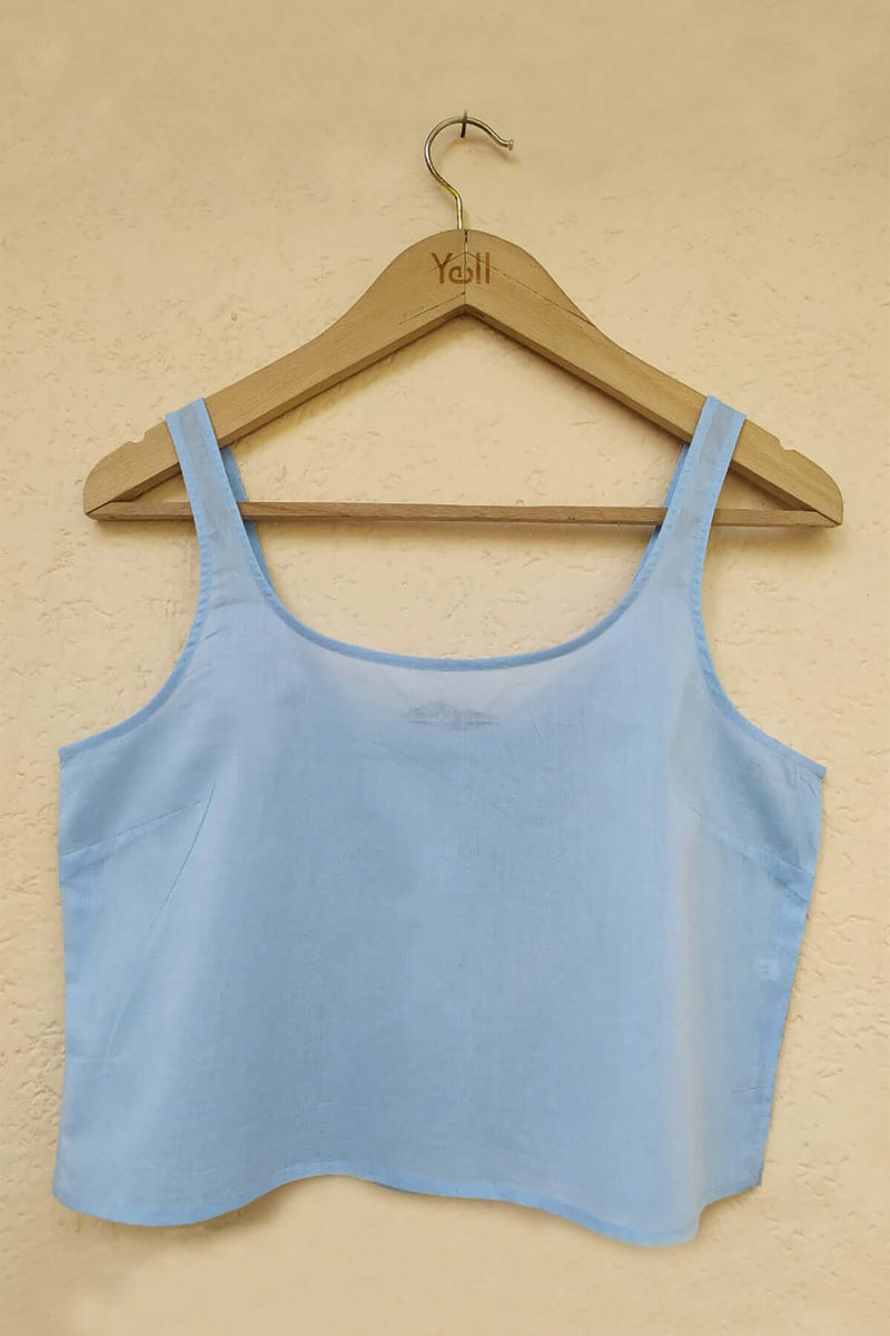 Blue Spaghetti Inner Top Soft and Comfortable Womens Wear