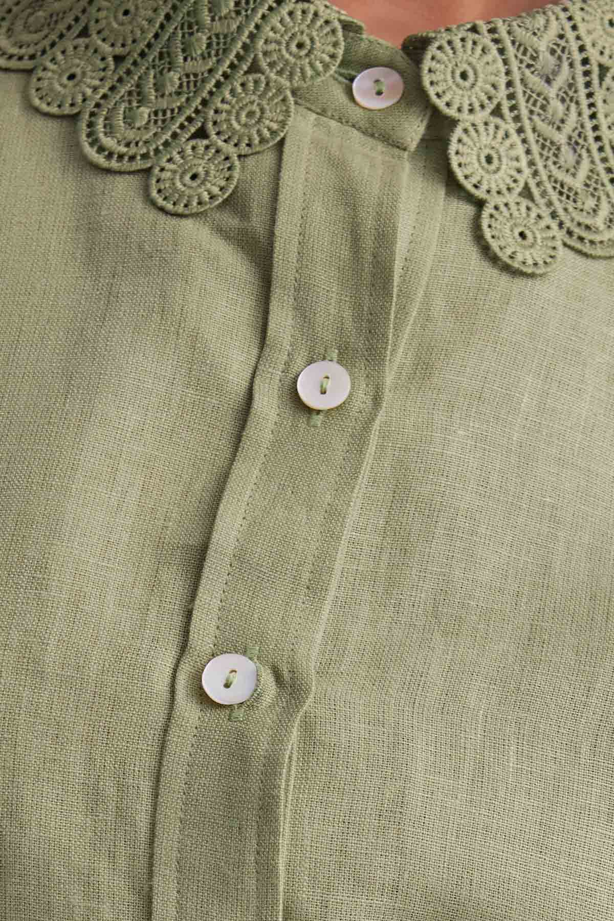 The Rishitha Shirt - Mint