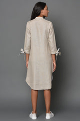 Duo-tone White Tunics for Women - Yellwithus.com