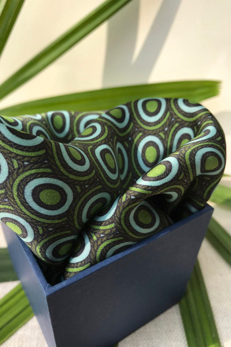 The Sovereign Multicolor Pocket Square For Suit - Yellwithus.com