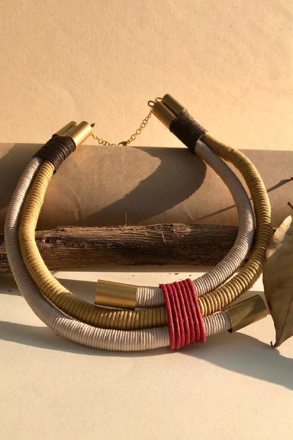 Beige Fashion Sutra Necklace for Women -Yellwithus.com